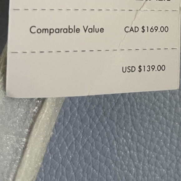 NWT Kate Spade Leila Wristlet and Pouch in Light Blue/ Serenity - Picture 8 of 10